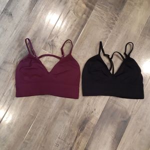 VS PINK bralettes